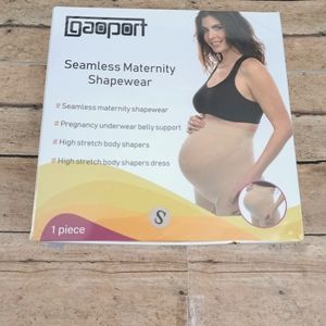 Gaoport Seamless Maternity  Shapewear Mid-Thigh Pregnancy Underwear Support Sz S